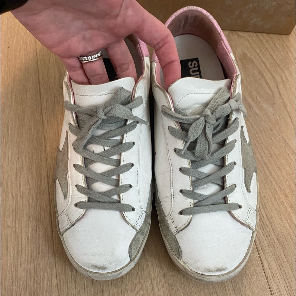 Golden Goose Superstar White & Pink - Picture 4 of 11